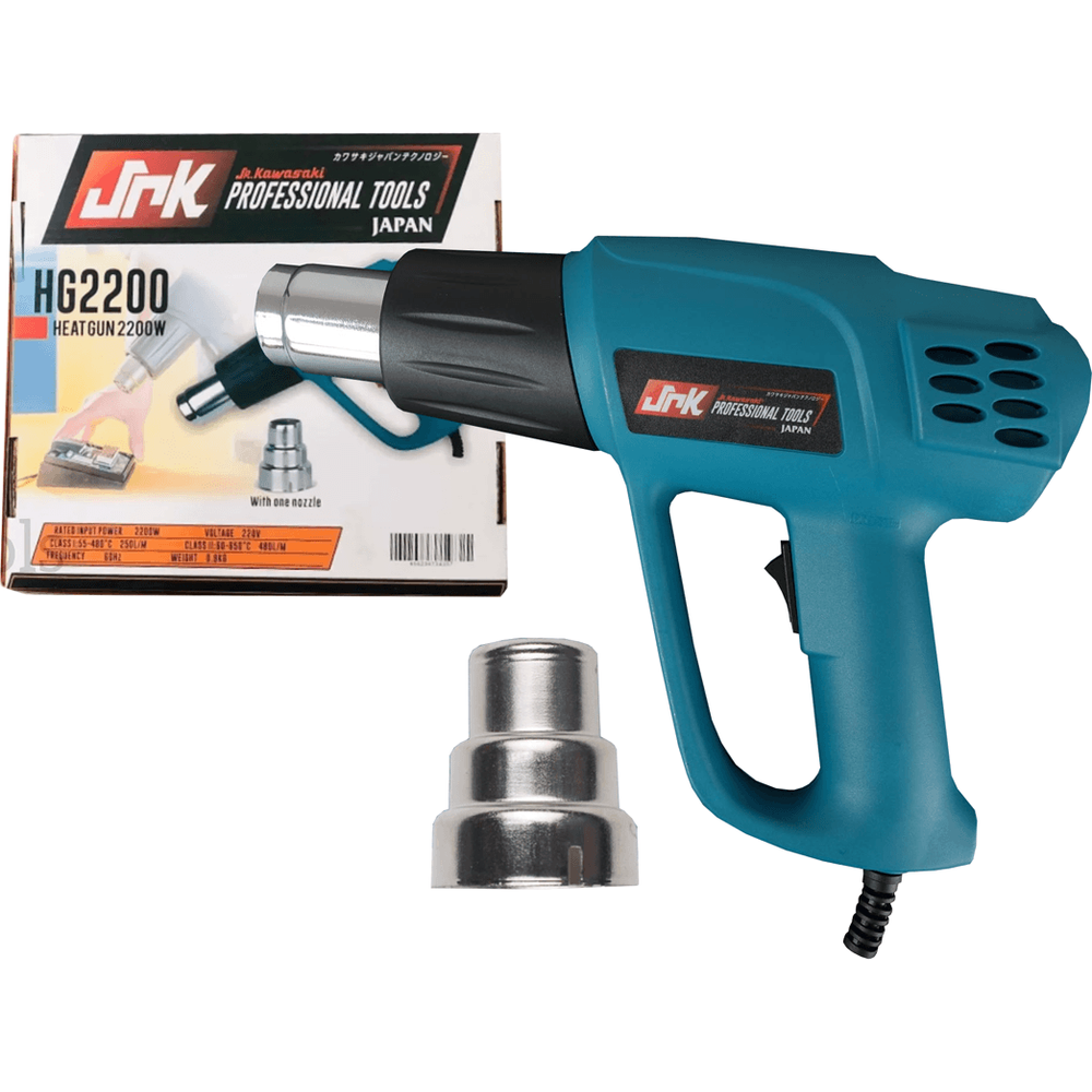 JR Kawasaki JRKHG2200 Heat Gun / Hot Air Gun 2200W - KHM Megatools Corp. JR Kawasaki JRKHG2200 Heat Gun / Hot Air Gun 2200W - KHM Megatools Corp.